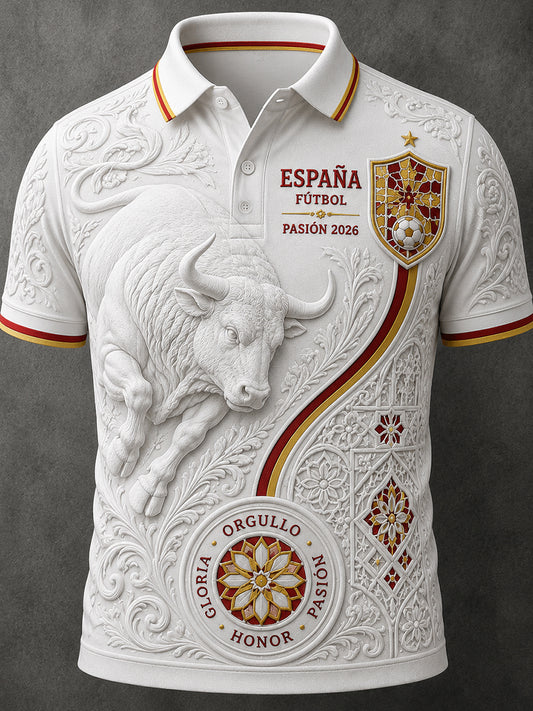 Men's Spain Futbol Fan 2026 Shirt