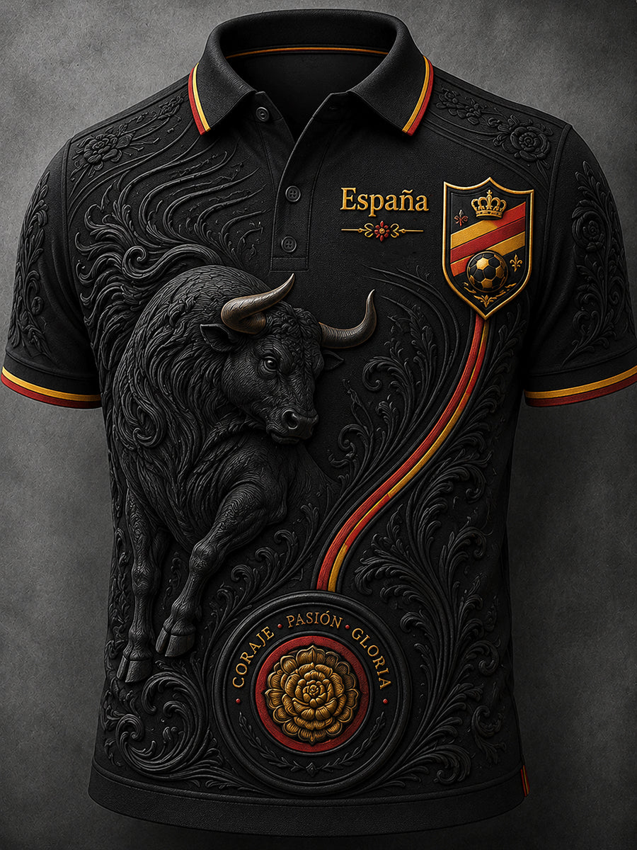 Men's Spain Futbol Fan 2026 Shirt