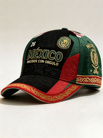 Unisex Mexico Football Lover Art Printed Hat