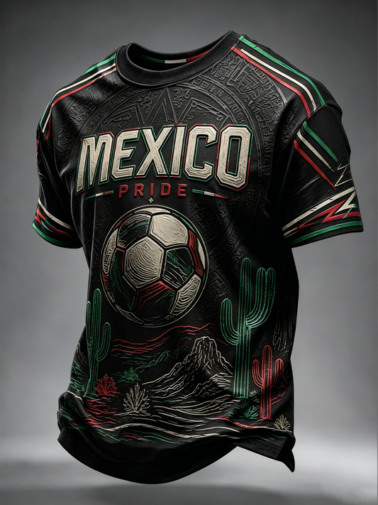 Men's Mexico Printed short sleeves t-shirt