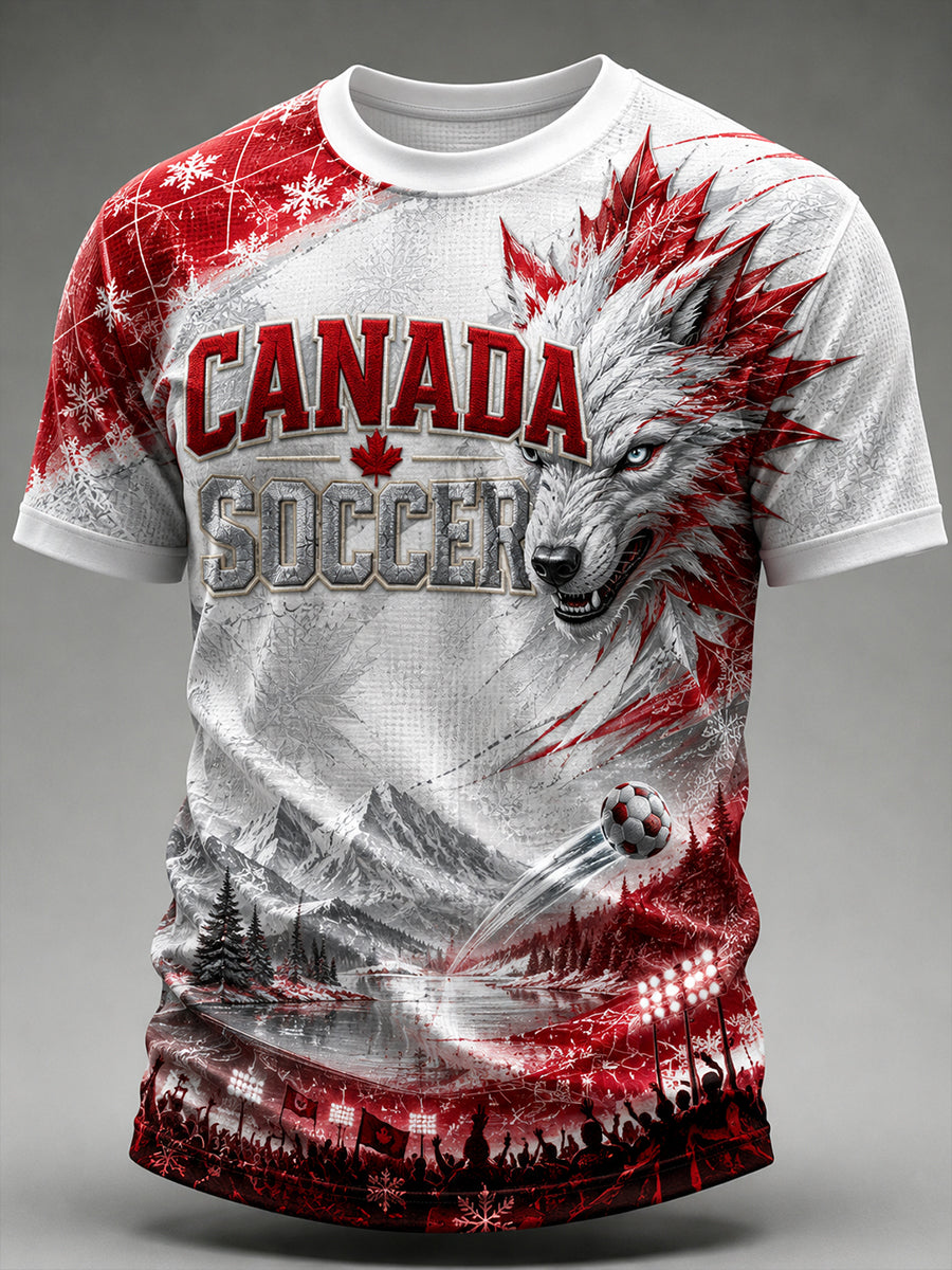 Men's Canada Football Short Sleeve T-Shirt