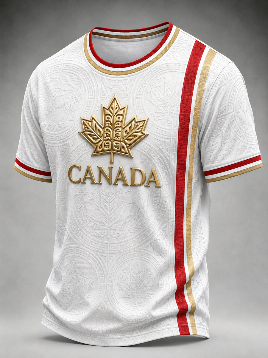 Men's CANADA Football Short Sleeve T-Shirt