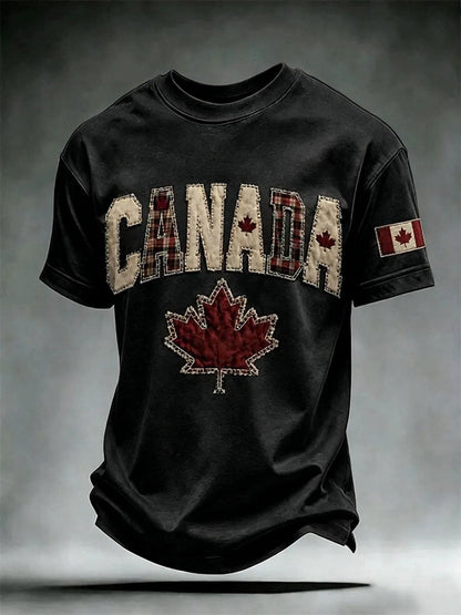 Men's Canada Print Casual T-shirt