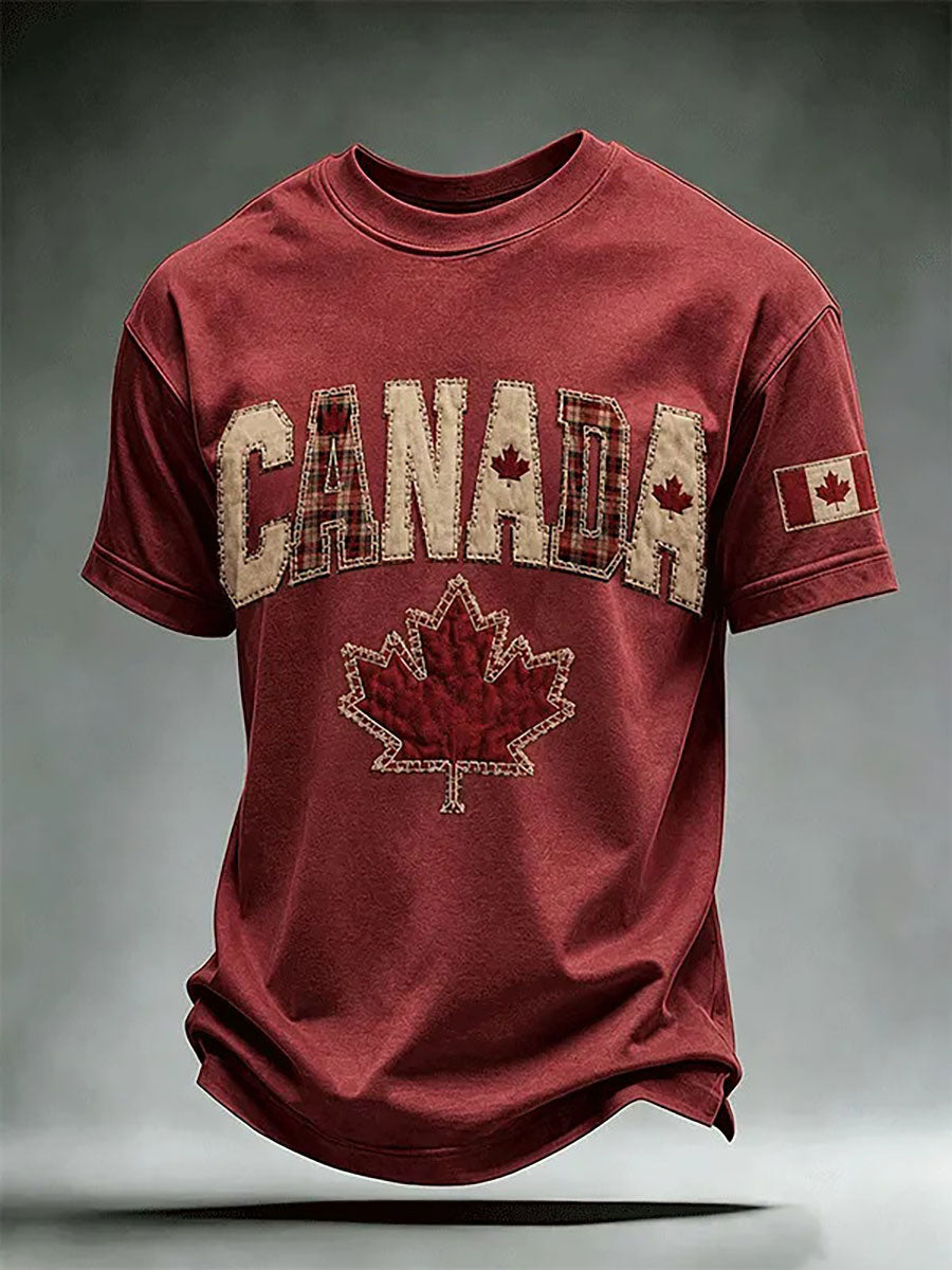Men's Canada Print Casual T-shirt