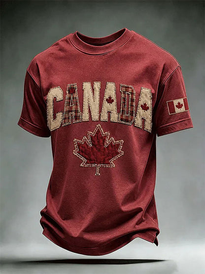 Men's Canada Print Casual T-shirt