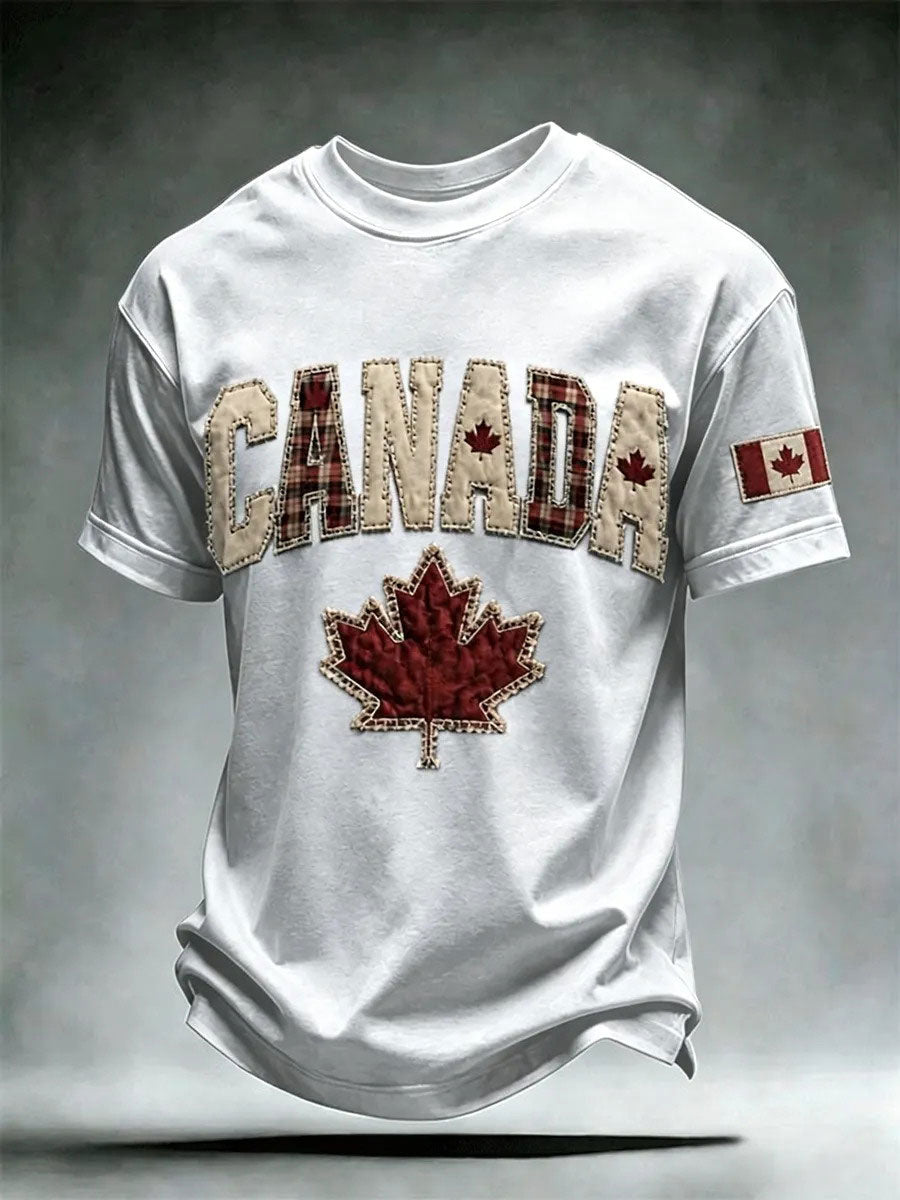 Men's Canada Print Casual T-shirt
