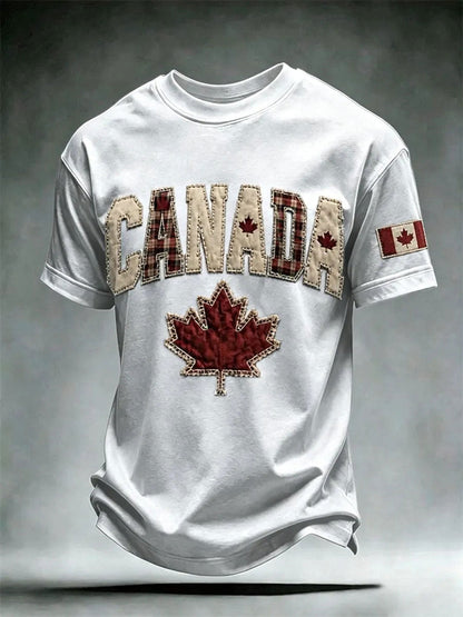 Men's Canada Print Casual T-shirt