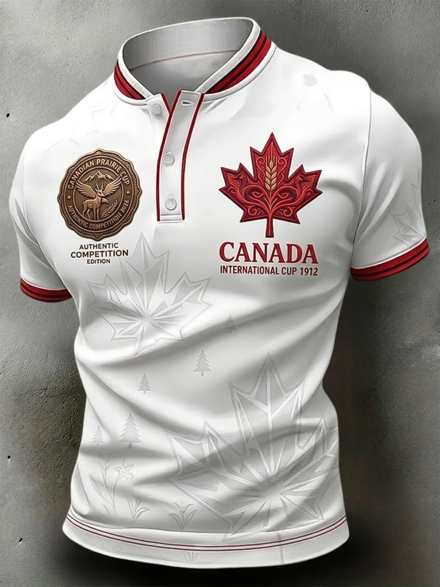Retro Soccer Fan Art Casual Polo Shirt