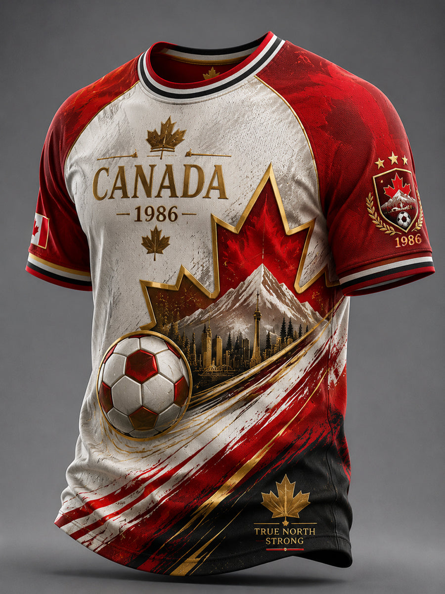 Retro 2026 Commemorative Jersey for Canadian Soccer Fans