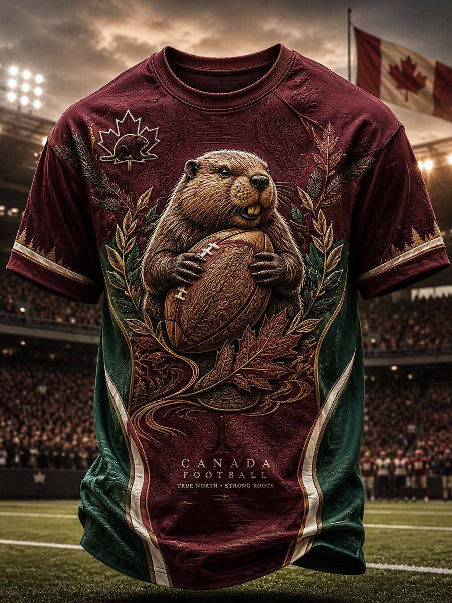 Men's Canada Football Short Sleeve T-Shirt