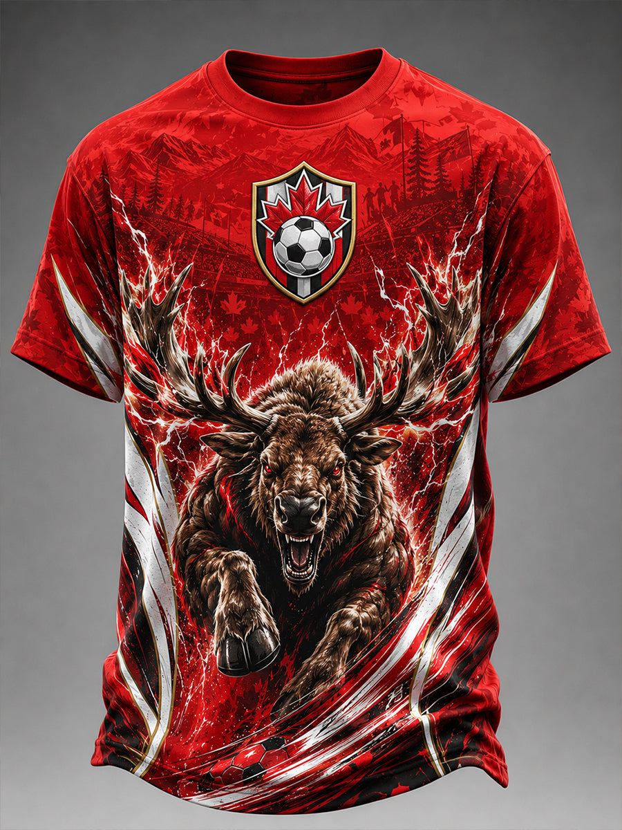 Men's Canada Football Short Sleeve T-Shirt