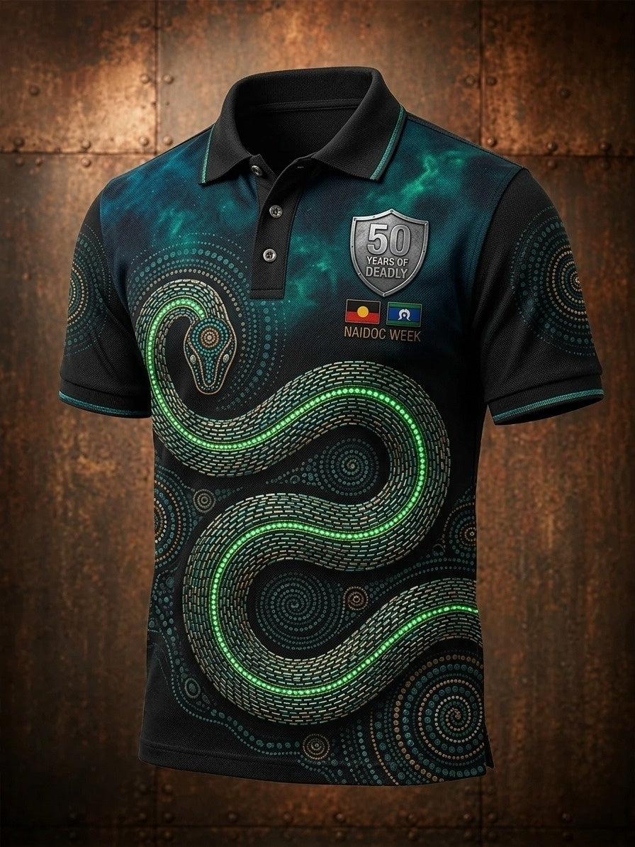 Men's Australia Naidoc Week Polo T-Shirt