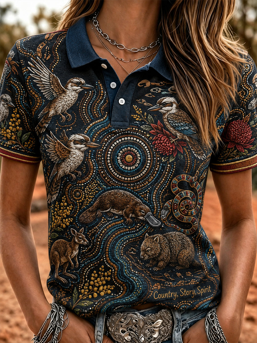 Women's Australia Naidoc Week Polo T-Shirt