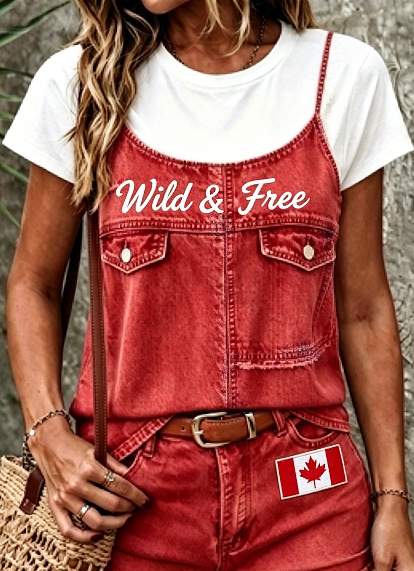 Women's Retro Calgary Stampede Printed Vintage Fashion Loose Short Sleeve T-Shirt