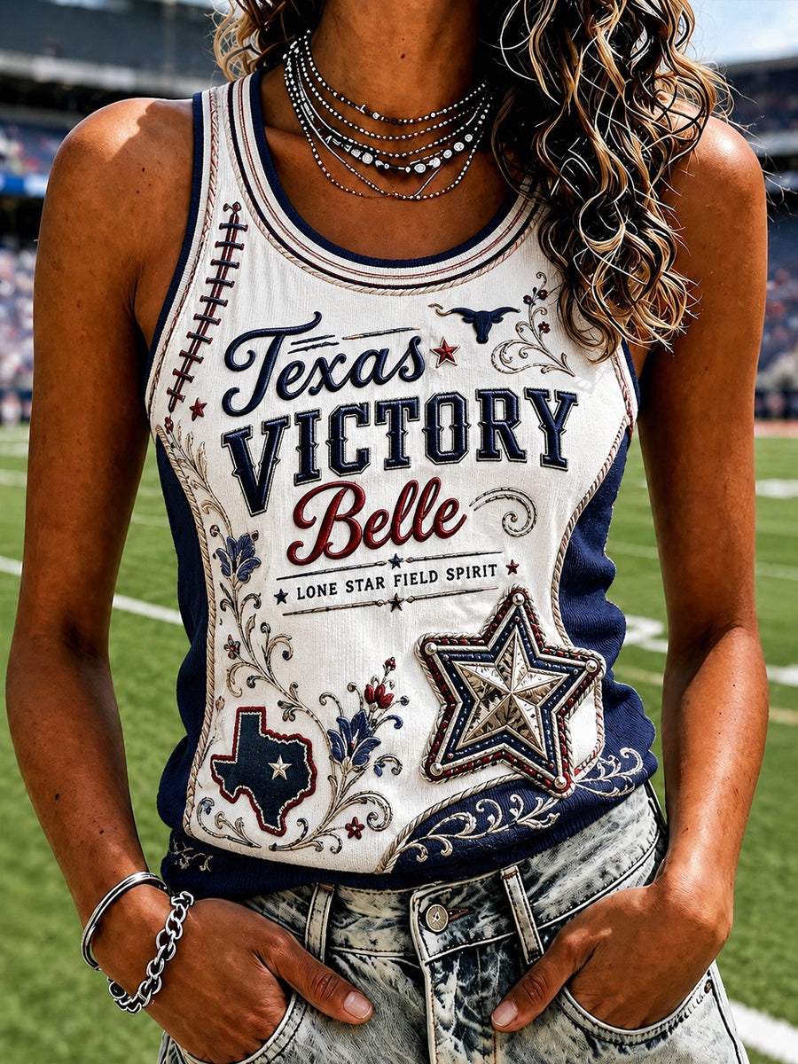Women’s Rugby Dallas Cowboys Printed Casual Vest