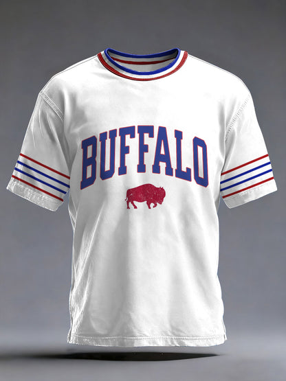 Men's Football Fans Gameday Print Casual Tee