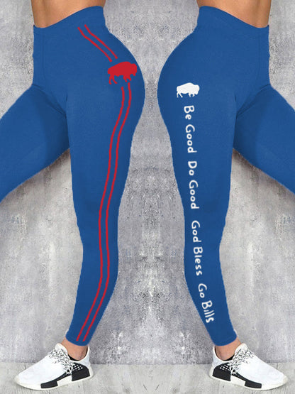 Women's Buffalo Football Lover Printed Leggings