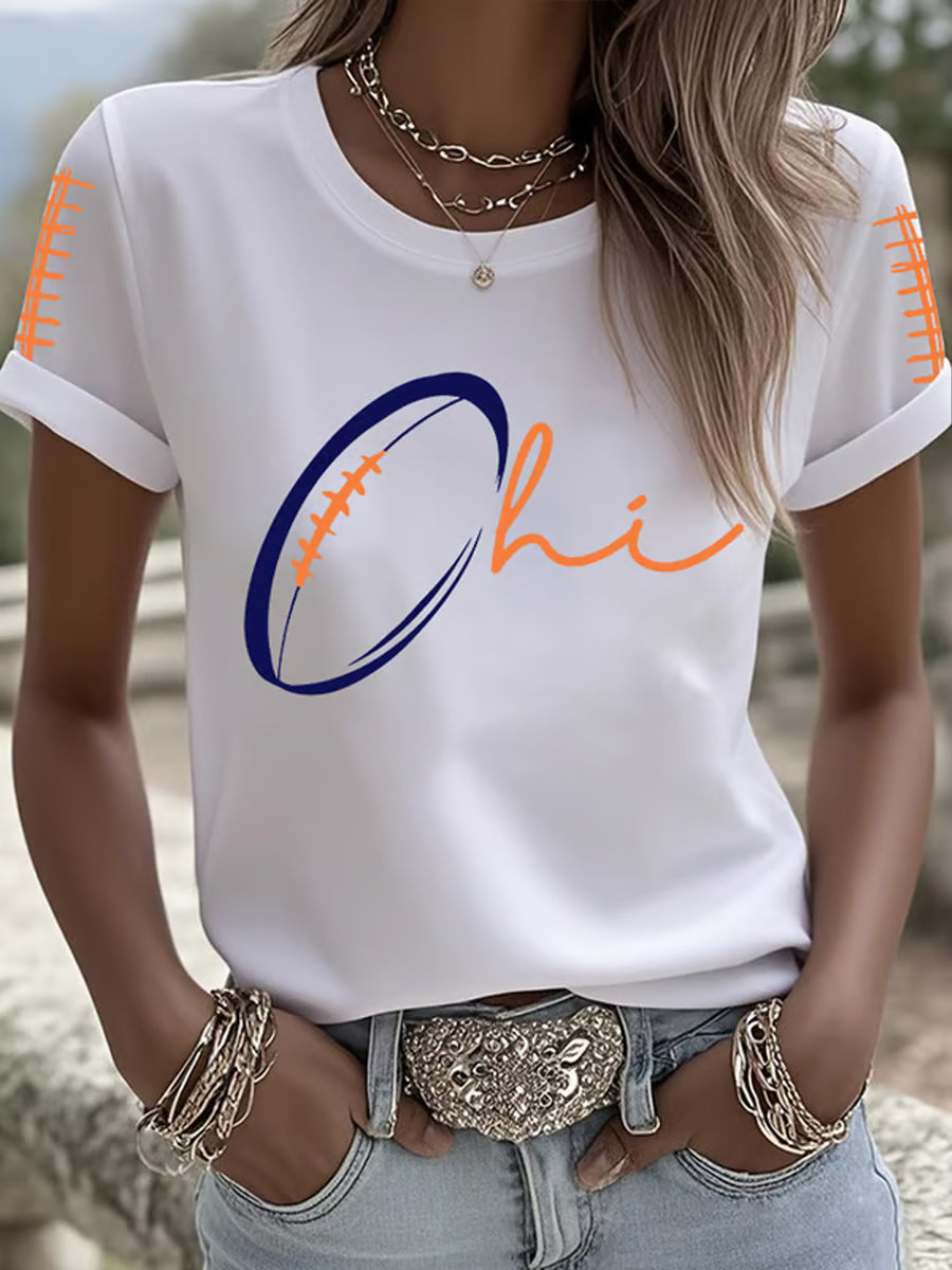 Women's Football Fans Lovers Gameday  T-shirt