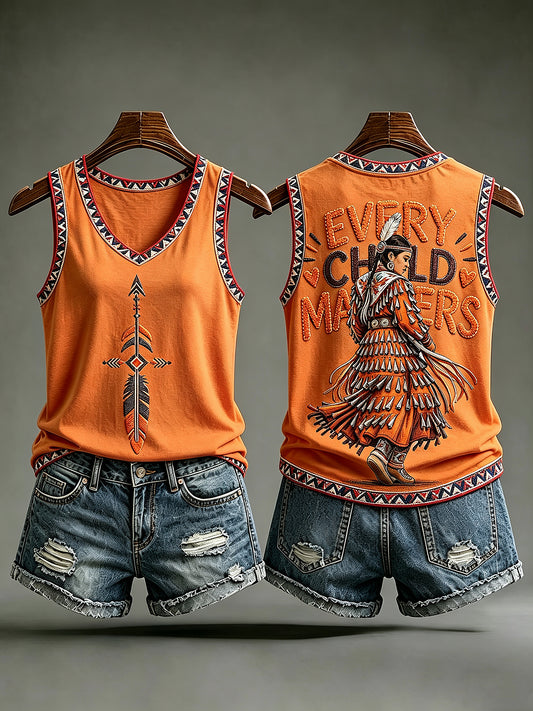 Women's Every Child Matters Print Sleeveless Tank Top