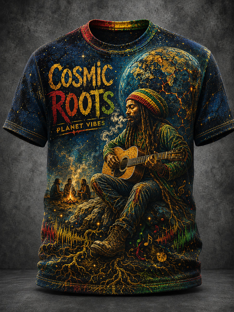 Men's Reggae Short Sleeves T-Shirt