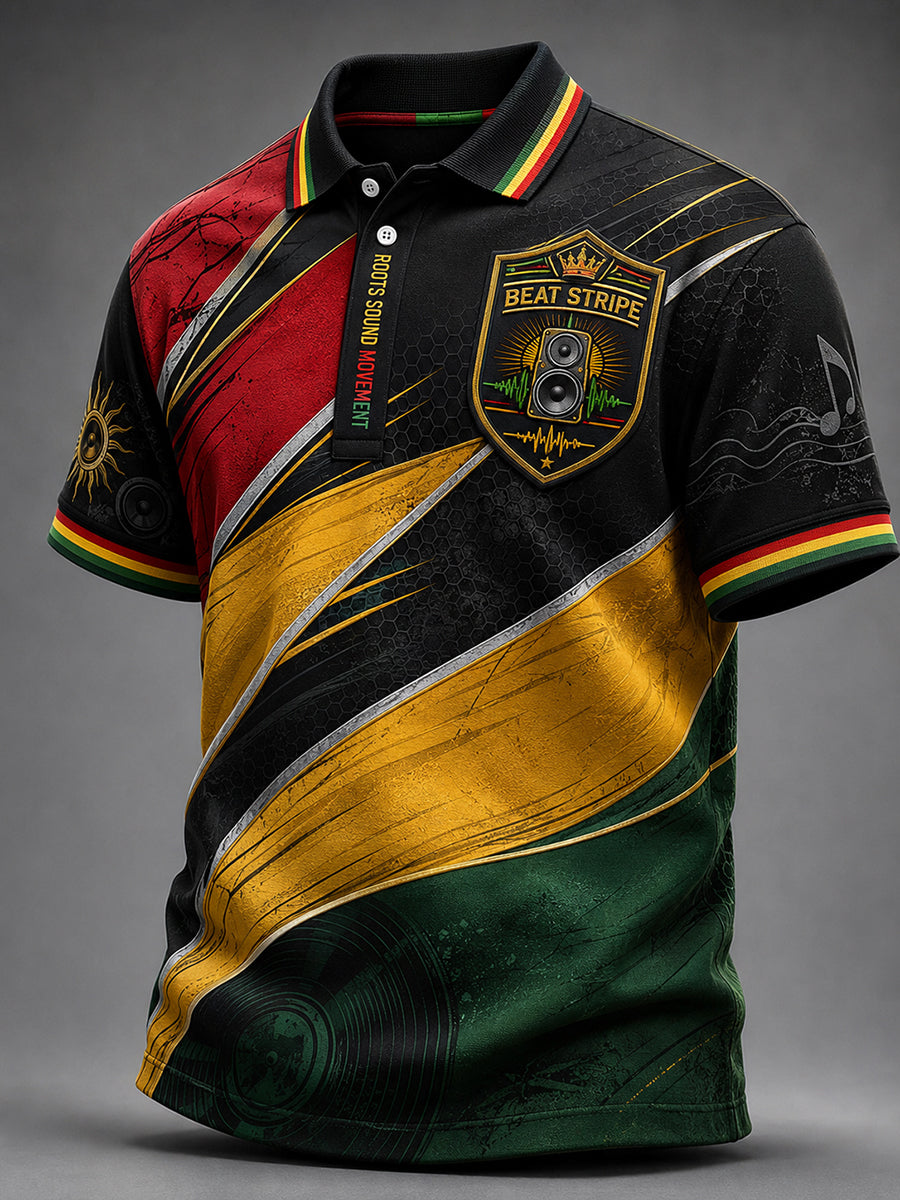 Men's Reggae Short Sleeve Shirt