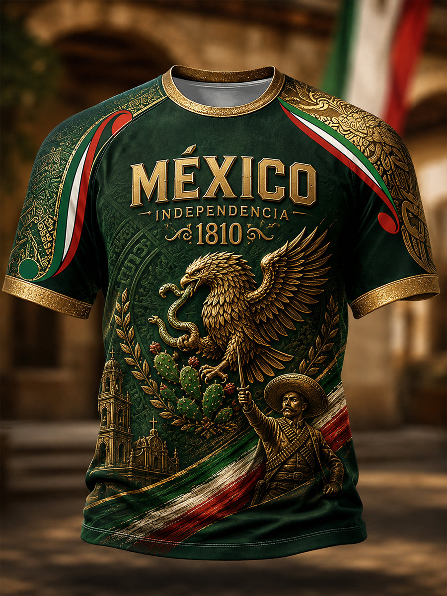 Men's Mexican Independence Day Short Sleeve T-Shirt