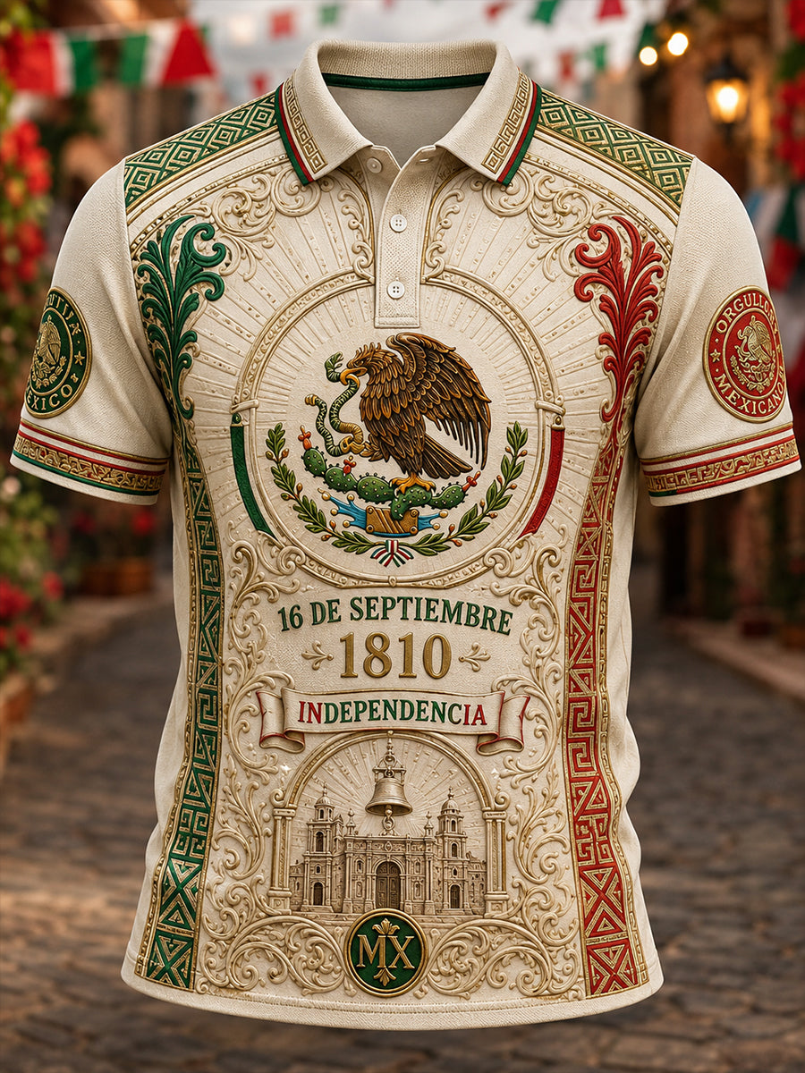 Men's Mexican Independence Day Short Sleeves T-Shirt