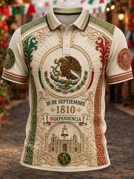 Men's Mexican Independence Day Short Sleeves T-Shirt