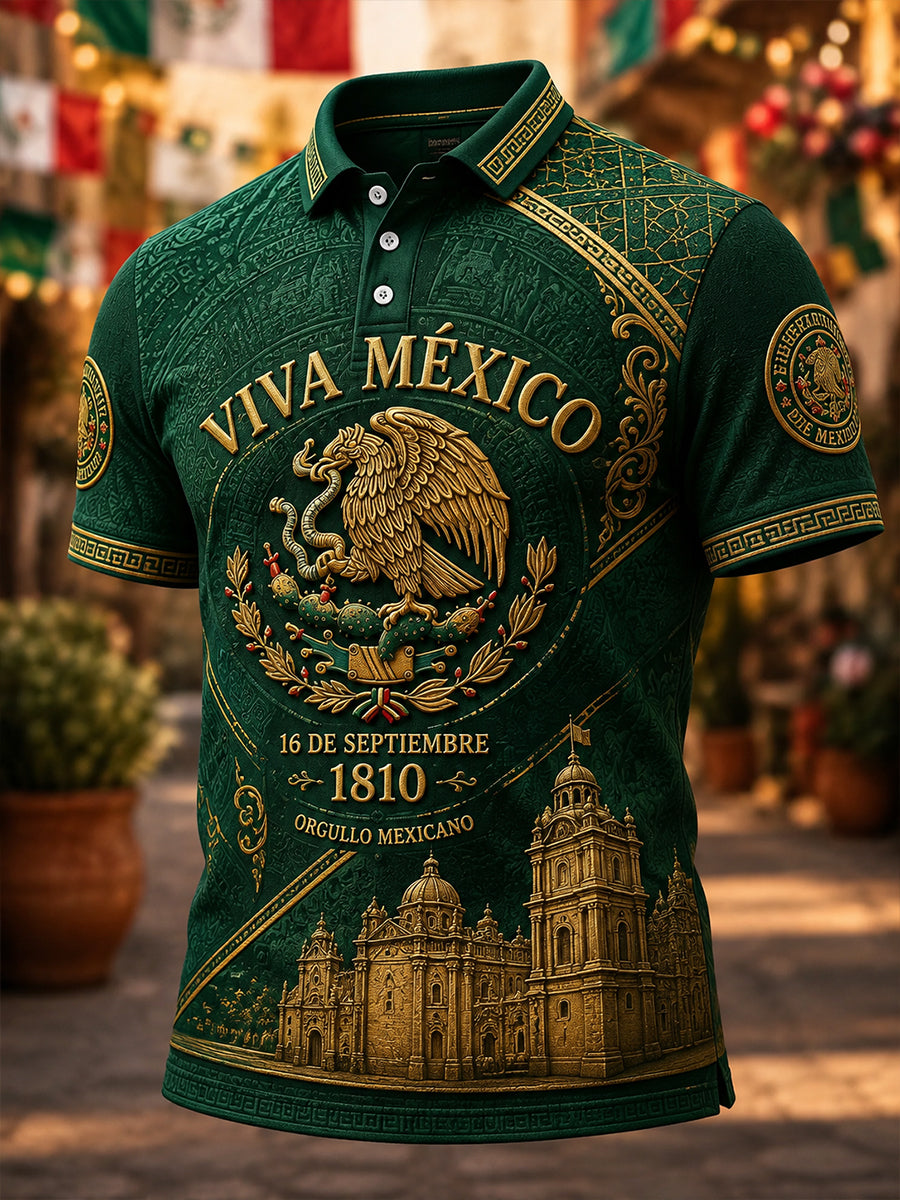 Men's Mexican Independence Day Short Sleeves T-Shirt