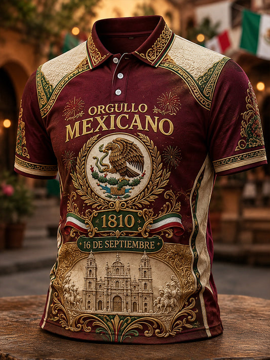 Men's Mexican Independence Day Short Sleeves T-Shirt