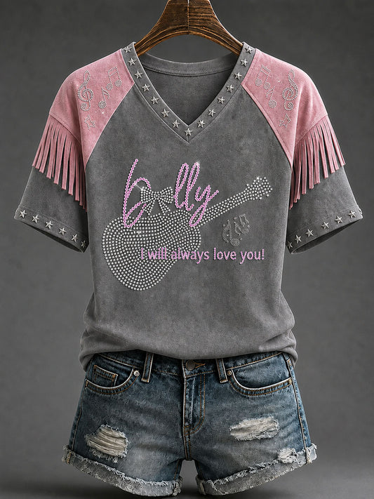 Women's Country Legend Singer Tribute T-shirt