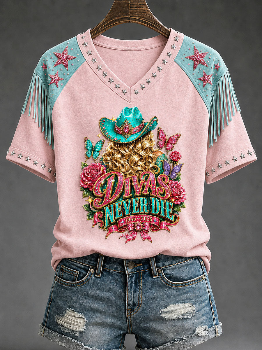 Women's Country Legend Singer Tribute T-shirt