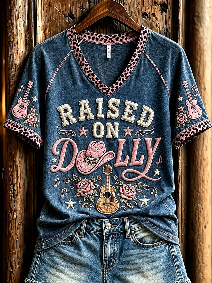 Women's Classic Country Music Lover Memorial Short-sleeved T-shirt