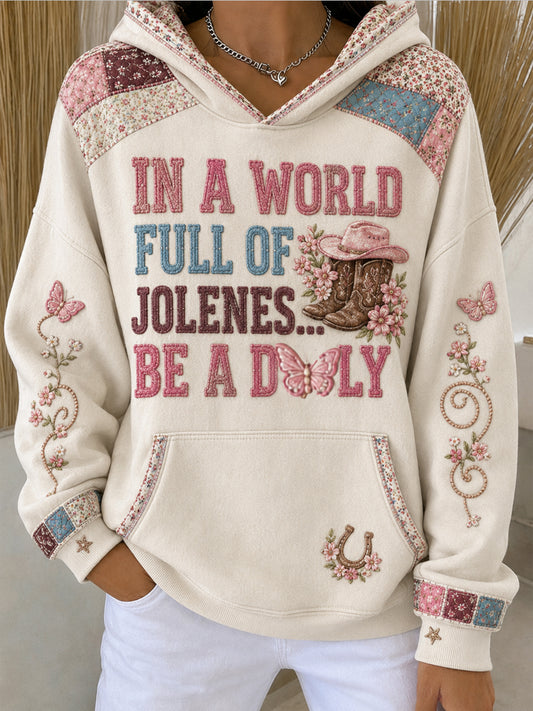 Women's Rip Country Music Lover of Country Printed Hoodie