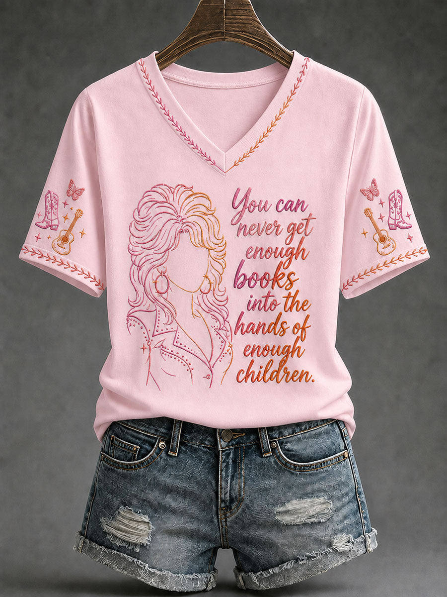 Women's Country Music Queen Print Casual T-Shirt