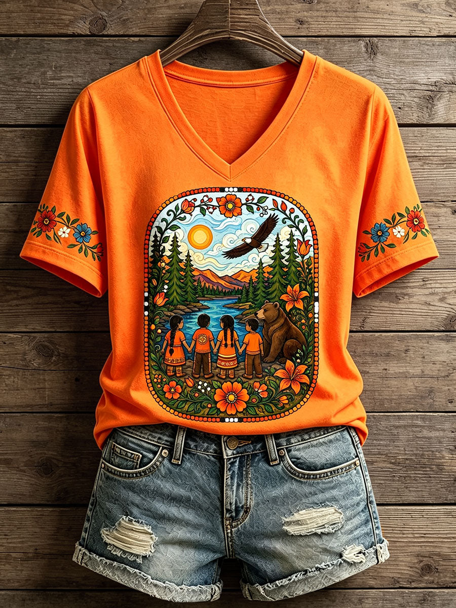 Women's Indigenous Art T-Shirt