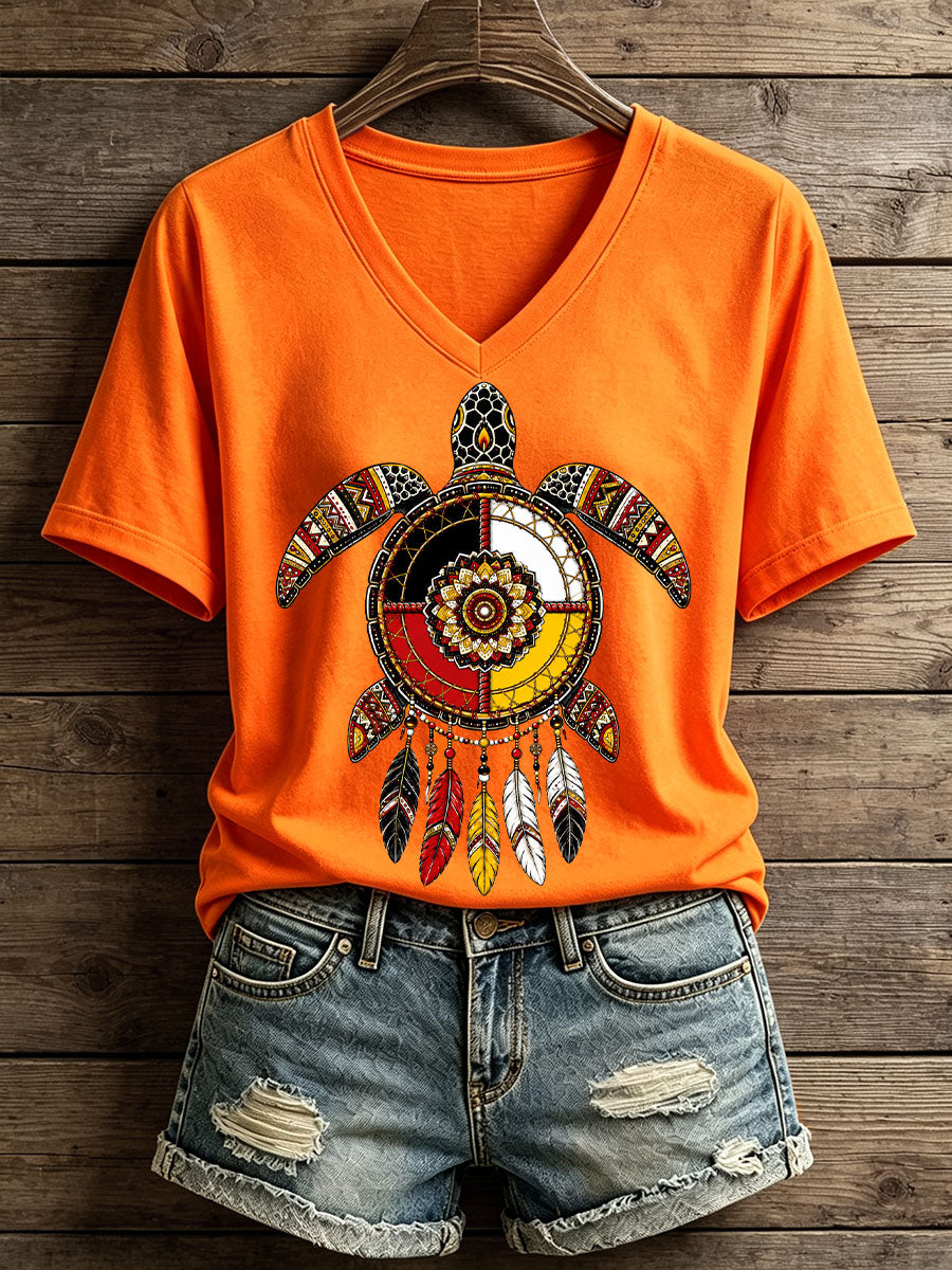 Women's Indigenous Art T-Shirt