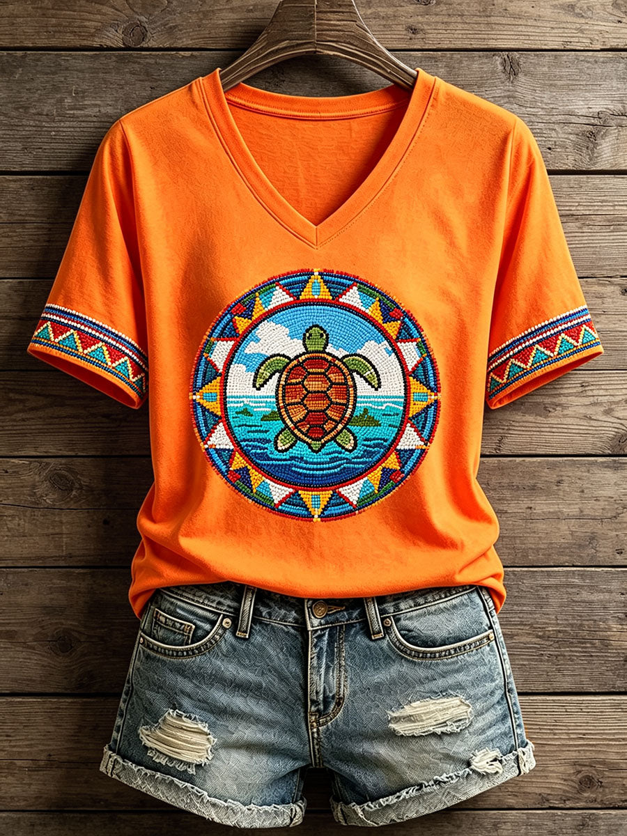 Women's Indigenous Art T-Shirt