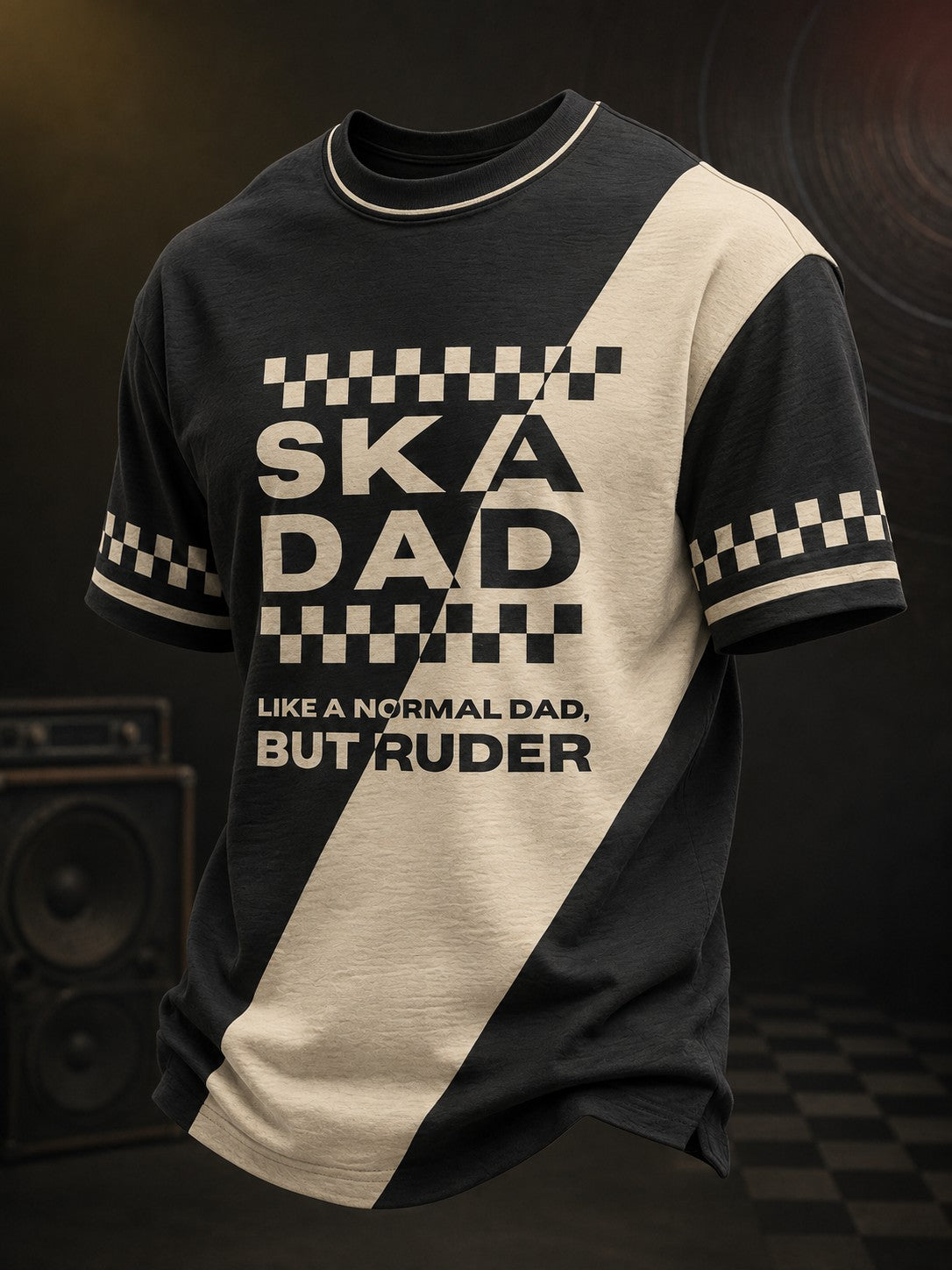 Men's Ska Revival Style Printed T-shirt