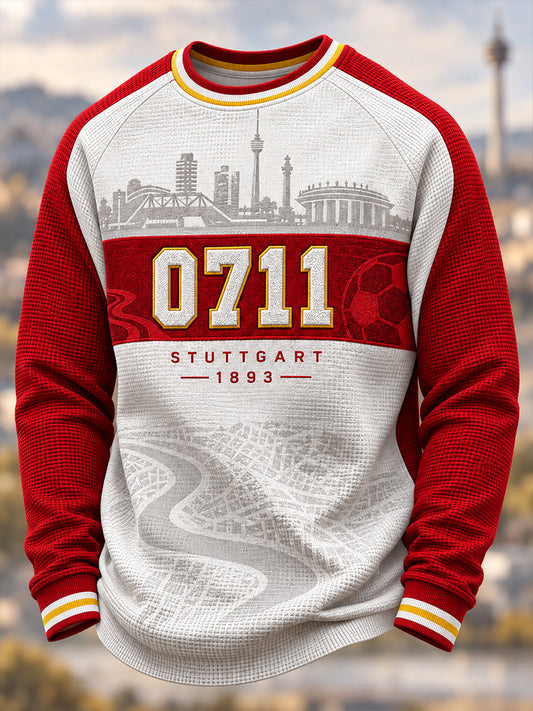 Men's Waffle Long Sleeve T-Shirt