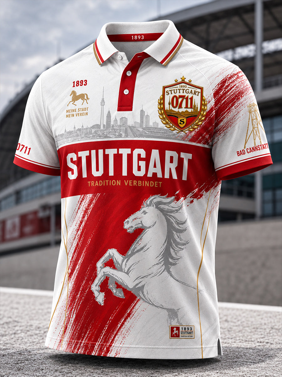 Men's Vfb Stuttgart Short Sleeve Shirt