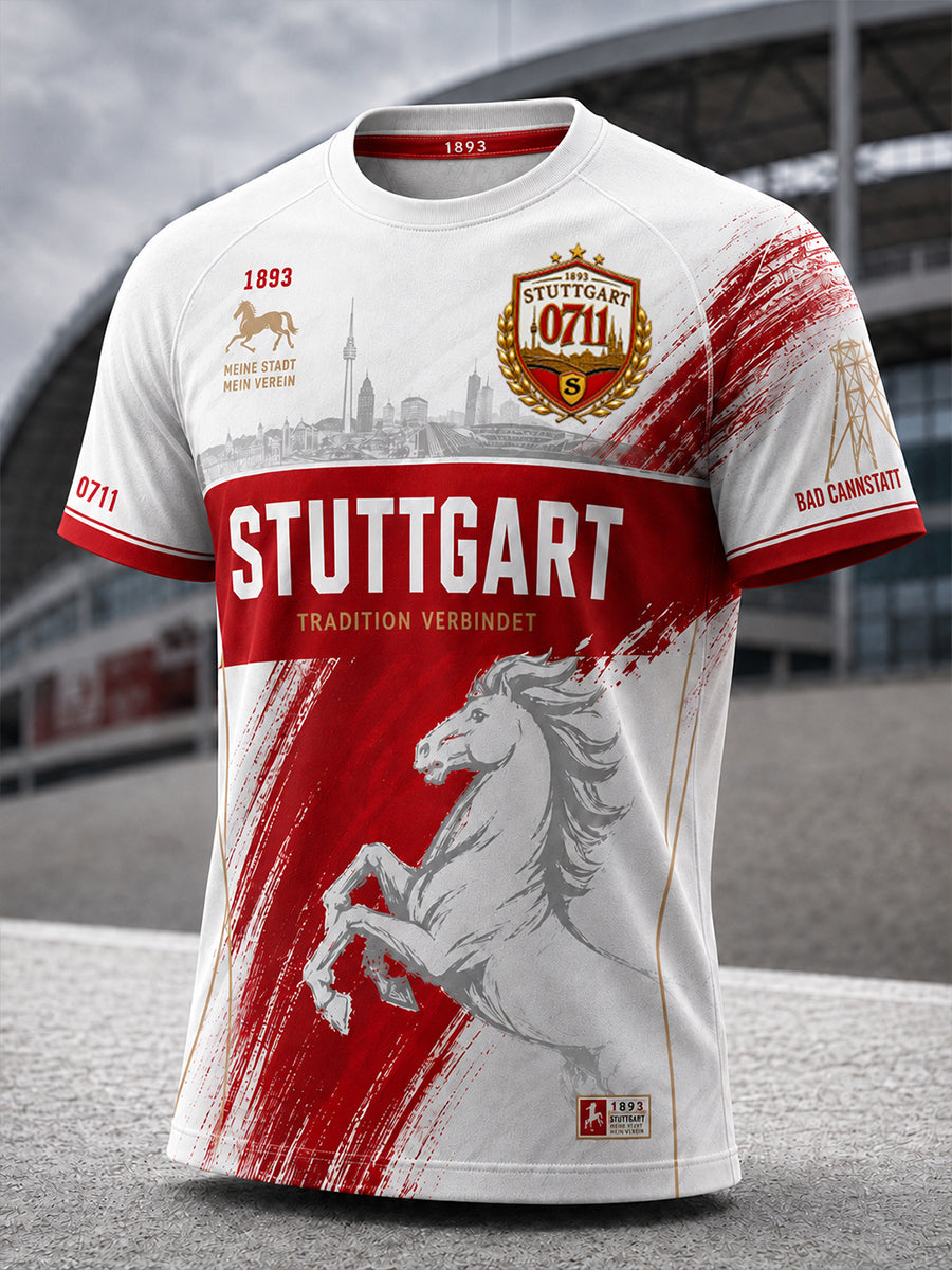 Men's Vfb Stuttgart Short Sleeve T-Shirt