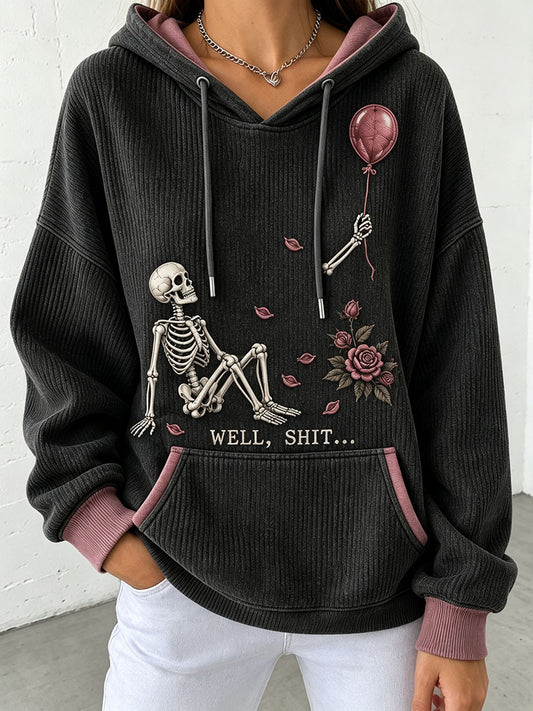 Women's Funny Skeleton Hoodie