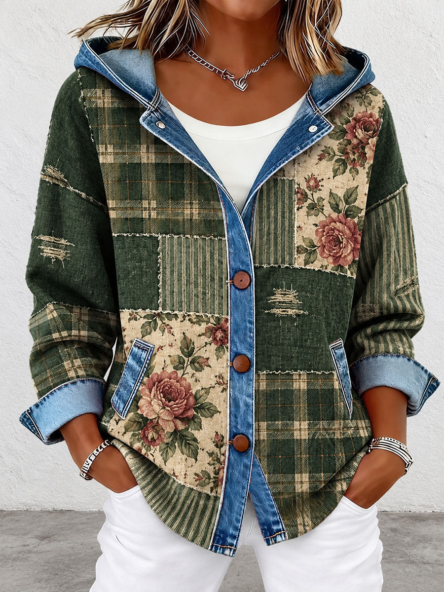 Women's Patchwork Art Cardigan