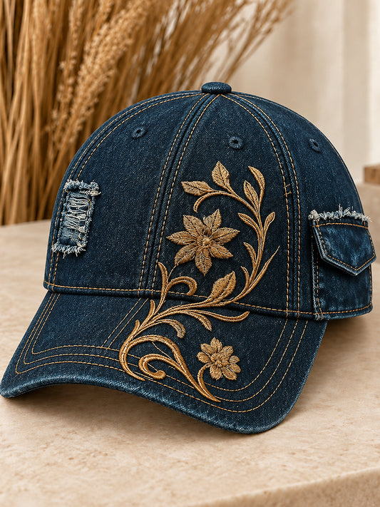Unisex Flowers Art Print Hat