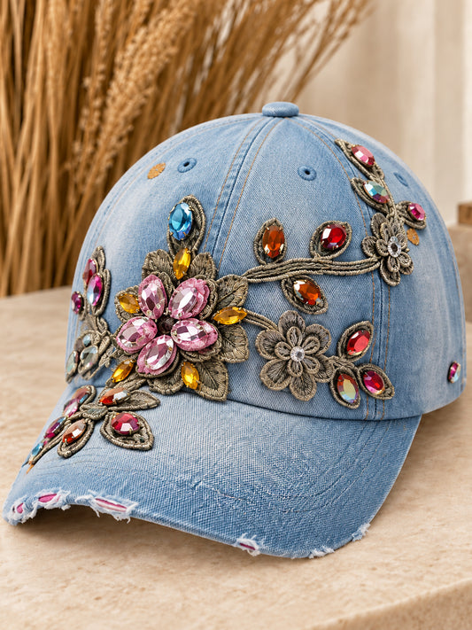 Unisex Flowers Art Print Hat