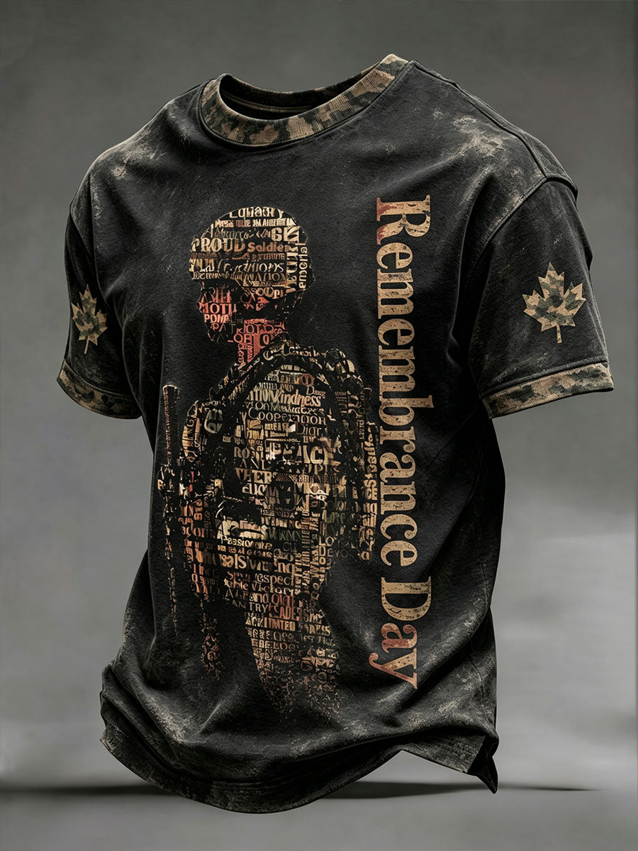 Men's Canadian Remembrance Day T-shirts