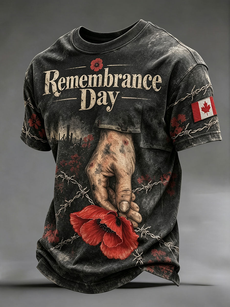 Men's Canadian Remembrance Day T-shirts
