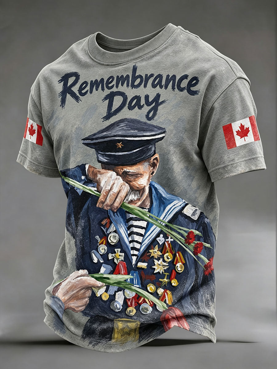 Men's Canadian Remembrance Day T-shirts