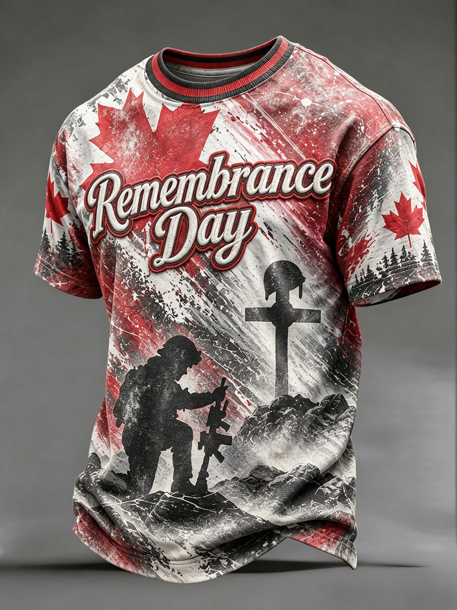 Men's Canadian Remembrance Day T-shirts